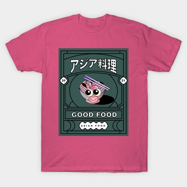 Good Food T-Shirt by pokjian